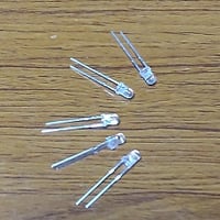 砲弾型ＬＥＤ　白色　直径３ｍｍ　１０個入り