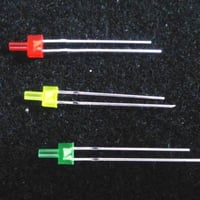 凸型ＬＥＤ黄色  先端直径２ｍｍ 先端長４．５ｍｍ 30個セット