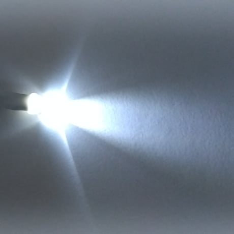 砲弾型ＬＥＤ　白色　直径５ｍｍ　ＪＳＴコネクタハーネス付き　１個入