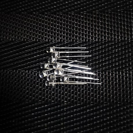 砲弾型ＬＥＤ　電球色　直径３ｍｍ　１０個入り
