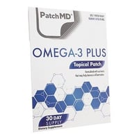 【(PatchMD) オメガ3プラス】　オメガ3脂肪酸の成分を配合した、お肌に貼るタイプのパッチ型サプリメントです。