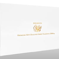 【(BIHAKUEN) プレミアムニュージーランド羊プラセンタ 25000mg】　ニュージーランドでのびのびと育てられた羊の生プラセンタ25000mgを100倍に濃縮した高品質美容サプリメントです。