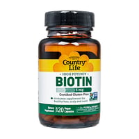【(CountryLife) ハイポテンシービオチン 5mg】 育毛やスキンケアをしたい方にオススメですのサプリメントです。