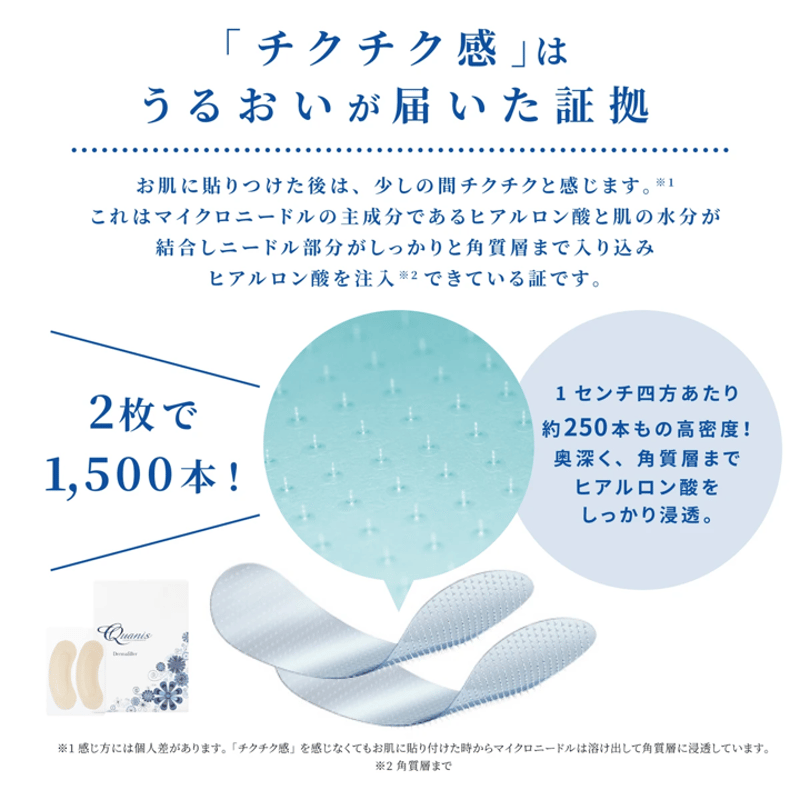 マイクロニードルヒアルロン酸注入パック（1セット2枚） | YOUGA