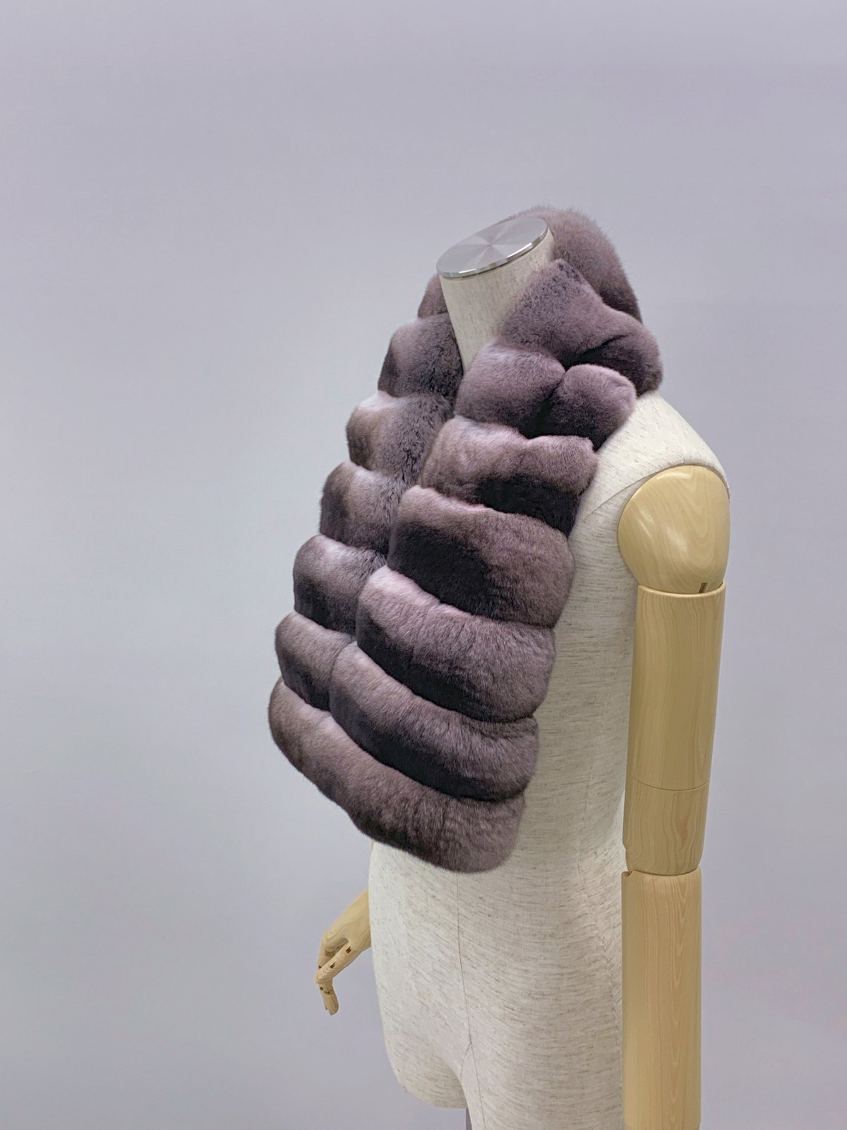 チンチラマフラー CM-12L 90×8：13 ④ カメオローズ | パショーネ