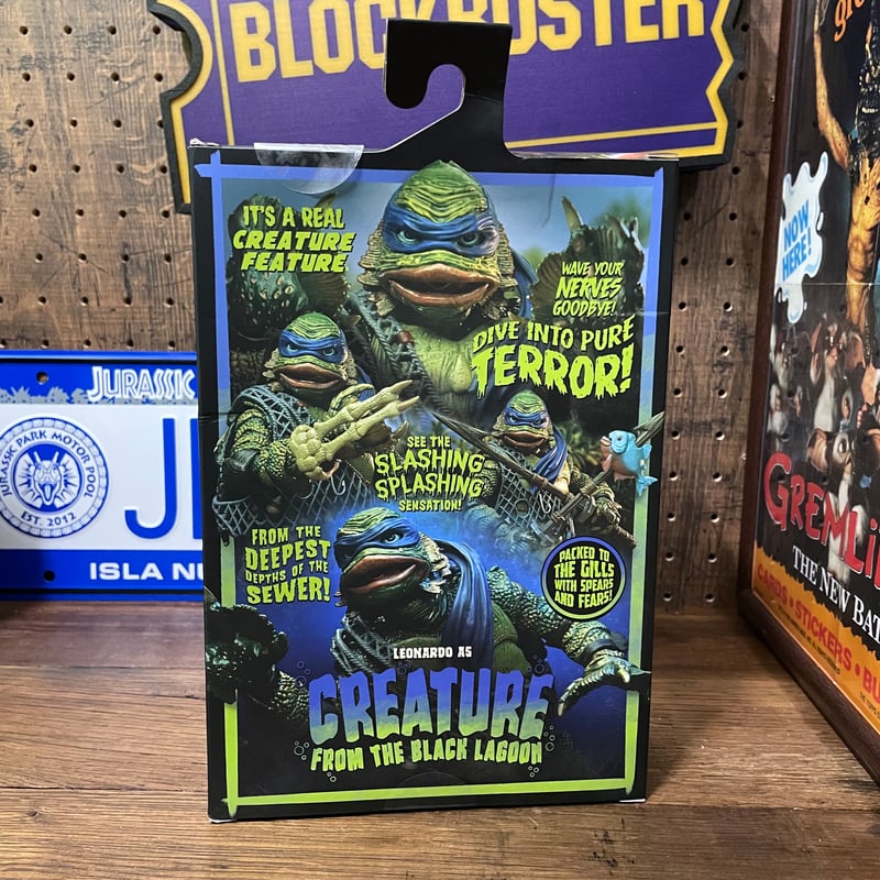 NECA】 TMNT LEONARDO as CREATURE FROM THE BLACK