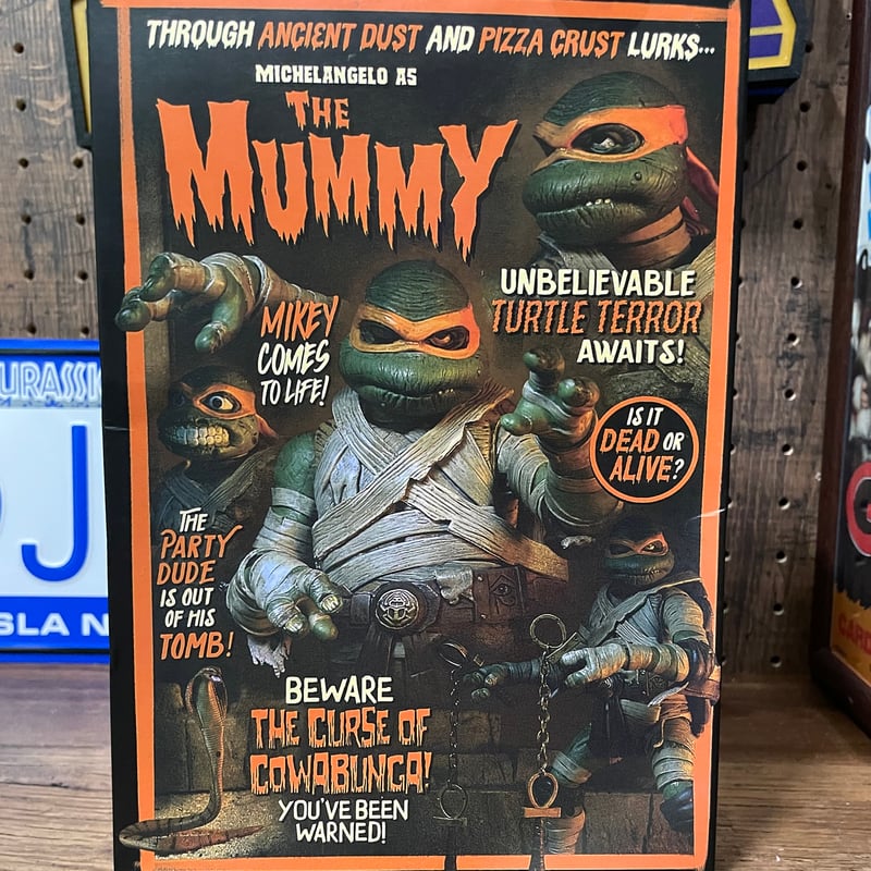 NECA】TMNT MICHELANGELO as THE MUMMY ネカ ミュータントタ