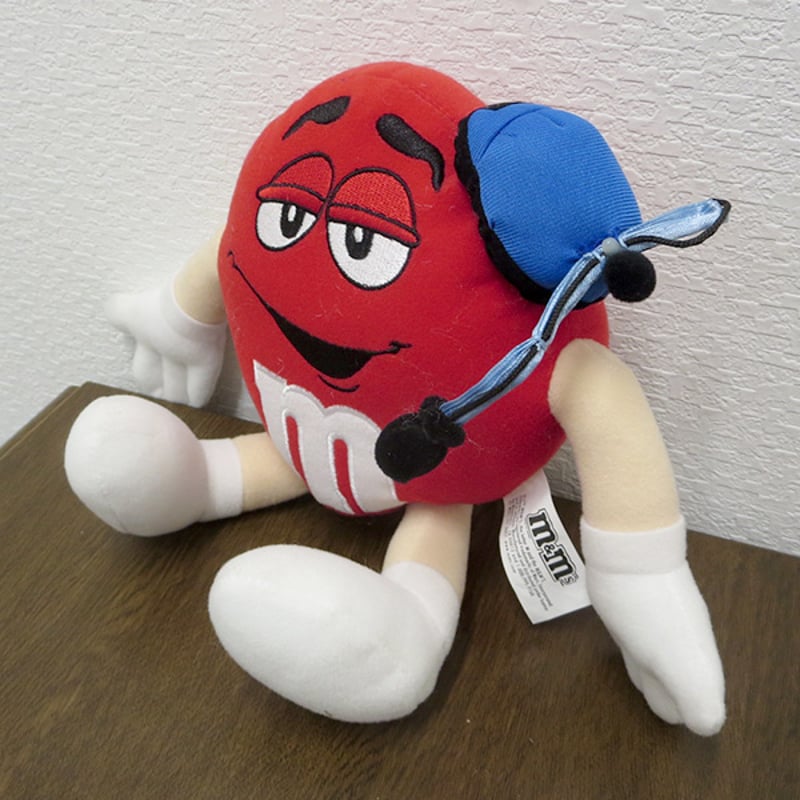 Official】M&M's Plush 10” Red Embroidered Pit C