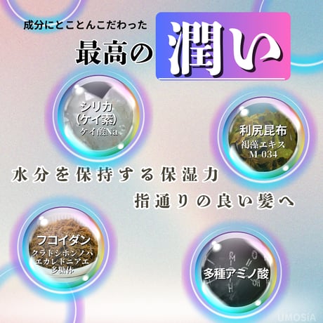 海珪シャンプー ノンシリコーン 利尻昆布 フコイダン ケイ素 多種アミノ酸 500ml