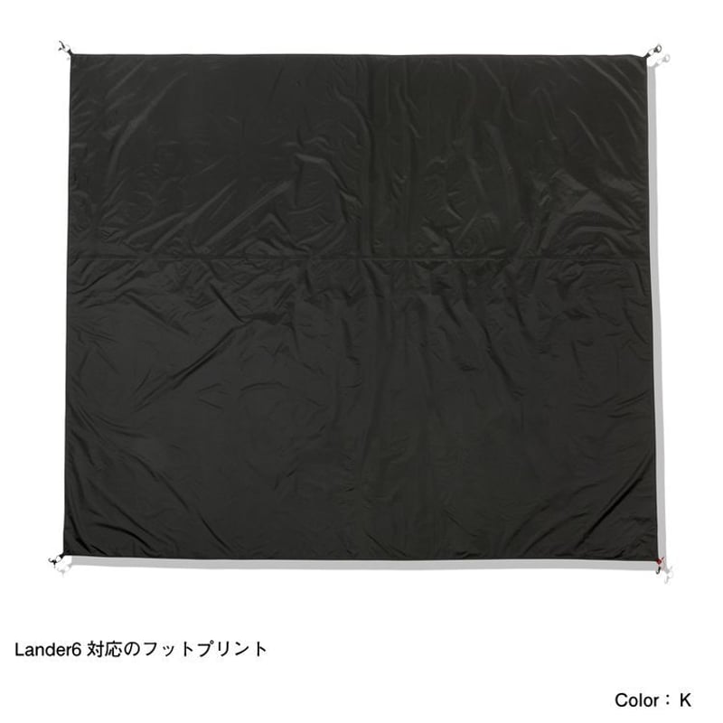 新品 ノースフェイス ランダー6 Lander 6 フットプリントスポーツ/アウトドア