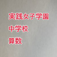 【7月まで早割】2027年版　実践女子学園中学校 合格算数プリント ★2026入試的中！
