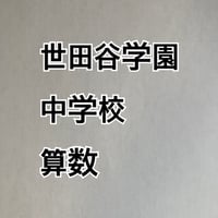 【7月まで早割】2027年版 世田谷学園中学校  合格算数プリント