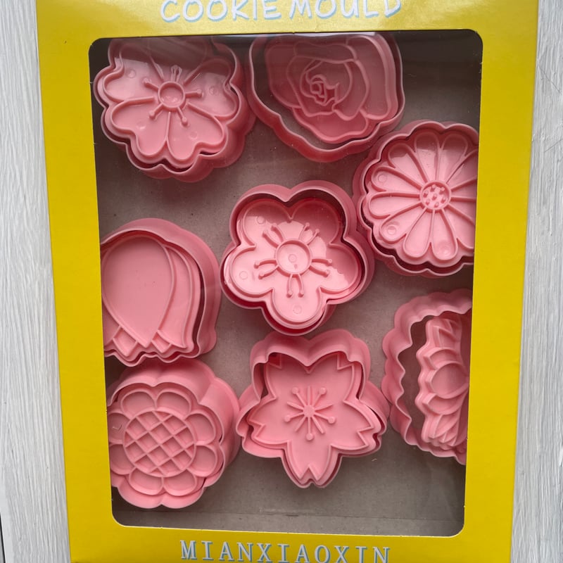お花 クッキー型セット /ばら 桜 春 梅 ひまわり 入園入学 花束 女の子