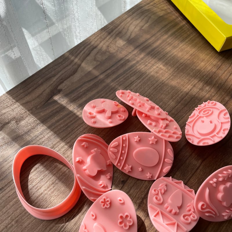 イースター　うさぎセット　フラッグ　たまご　人参 イースター クッキー型セット /卵 たまご 人参 うさぎ 蝶 春 3月 粘土