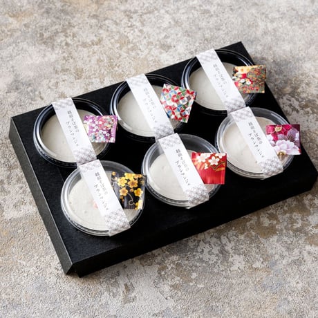 越前そば茶のブランマンジェ6個セット【冷凍でお届け】