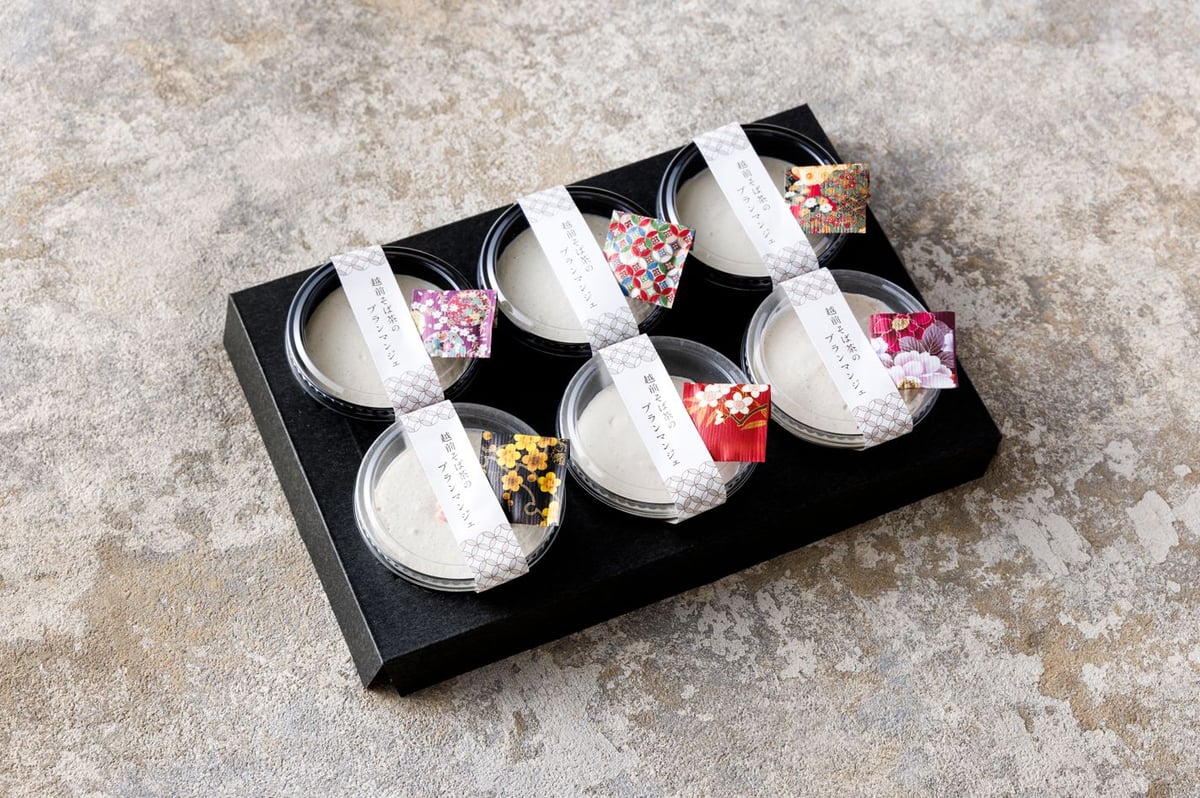 越前そば茶のブランマンジェ6個セット【冷凍でお届け】 | 冷凍十割越前