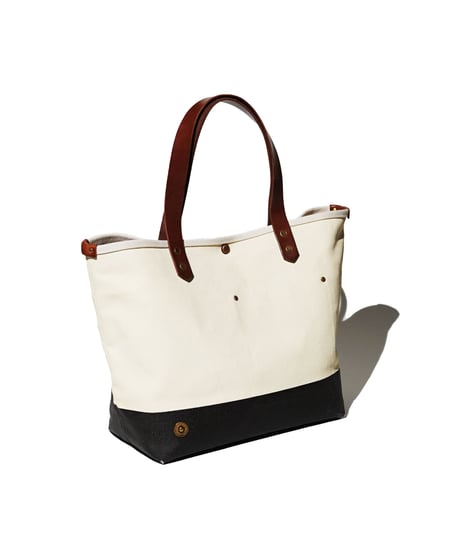 Sunset Craftsman Co. / Tomales Tote Bag (M) / Milk x Black Berry