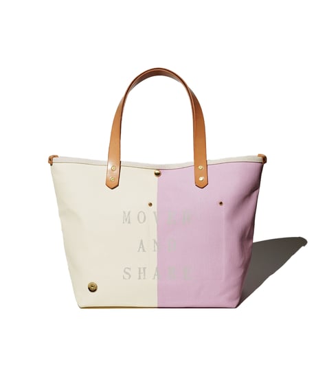 Sunset Craftsman Co. / Tomales Tote Bag (M) / Milk x M&S Original Pink