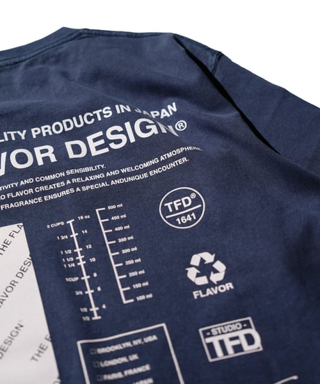 The Flavor Design®︎ / Flavors T-shirt / Navy[Limited]