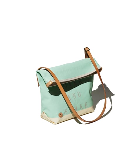 Sunset Craftsman Co. / Pine Shoulder Bag (S) / M&S Green x Milk
