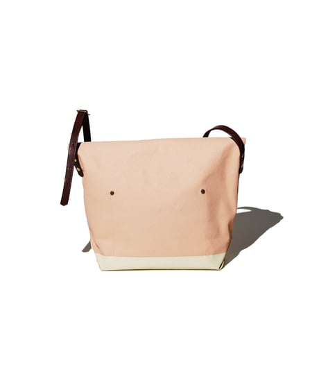 Sunset Craftsman Co. / Pine Shoulder Bag (S) / M&S Original Orange x Milk