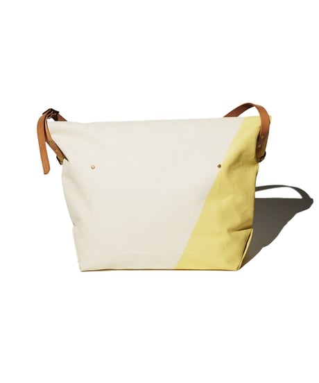 Sunset Craftsman Co. / Pine Shoulder Bag (M) / M&S Original Yellow x Milk