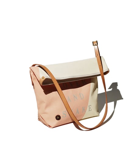 Sunset Craftsman Co. / Pine Shoulder Bag (S) / M&S Original Orange x Milk