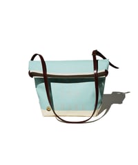 Sunset Craftsman Co. / Pine Shoulder Bag (S) / M&S Blue x Milk