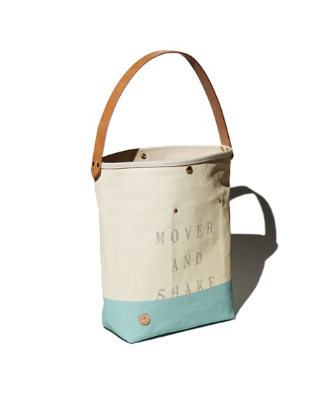Sunset Craftsman Co. / One Handle Tote Bag (M) / Milk x M&S Original Blue