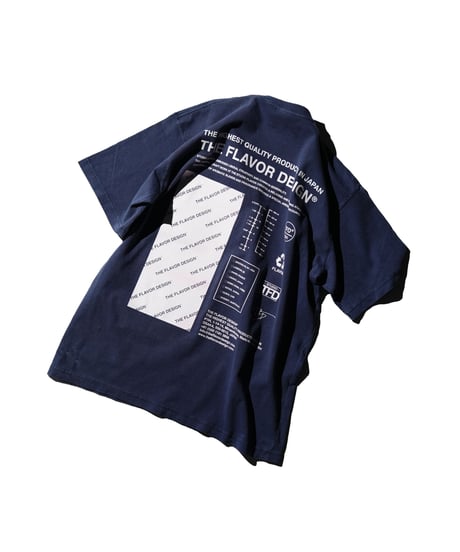 The Flavor Design®︎ / Flavors T-shirt / Navy[Limited]