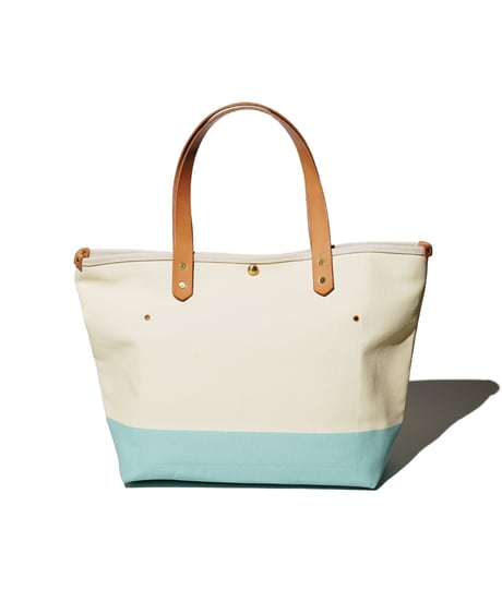 Sunset Craftsman Co. / Tomales Tote Bag (M) / Milk x M&S Original Blue