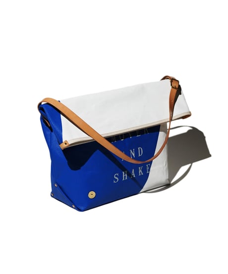 Sunset Craftsman Co. / Pine Shoulder Bag (M) / TFD®︎ Blue x White