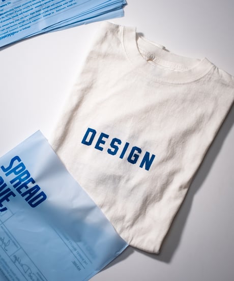 DESIGN Blue Glitter T-shirt