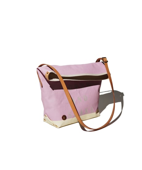 Sunset Craftsman Co. / Pine Shoulder Bag (S) / M&S Original Pink x Milk