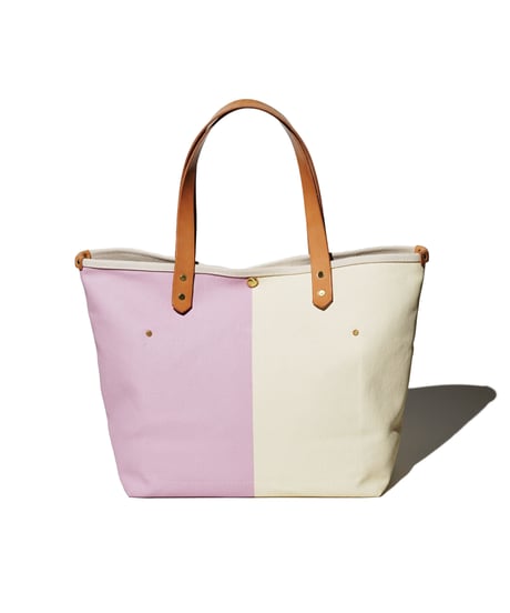 Sunset Craftsman Co. / Tomales Tote Bag (M) / Milk x M&S Original Pink
