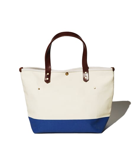 Sunset Craftsman Co. / Tomales Tote Bag (M) / Milk x Blue