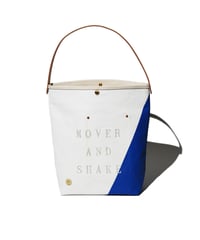 Sunset Craftsman Co. / One Handle Tote Bag (M) / TFD®︎ Blue x White