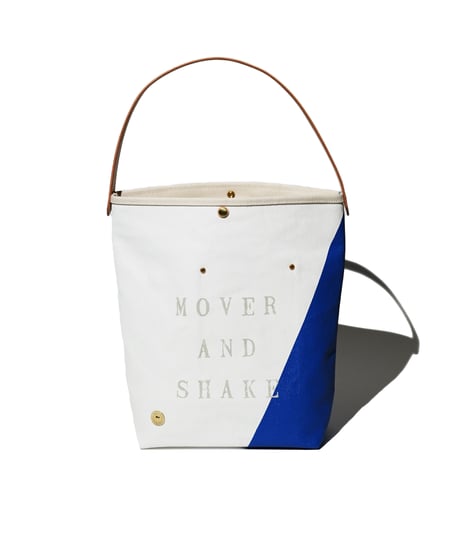 Sunset Craftsman Co. / One Handle Tote Bag (M) / TFD®︎ Blue x White
