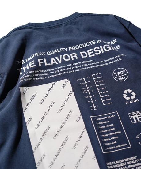 The Flavor Design®︎ / Flavors T-shirt / Navy[Limited]