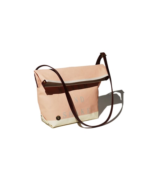 Sunset Craftsman Co. / Pine Shoulder Bag (S) / M&S Original Orange x Milk