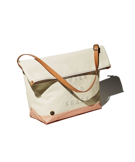 Sunset Craftsman Co. / Pine Shoulder Bag (M) / Milk x M&S Original Orange