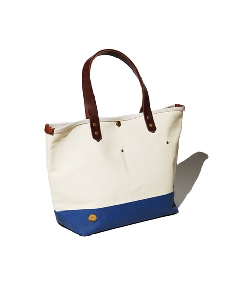 Sunset Craftsman Co. / Tomales Tote Bag (M) / Milk x Blue
