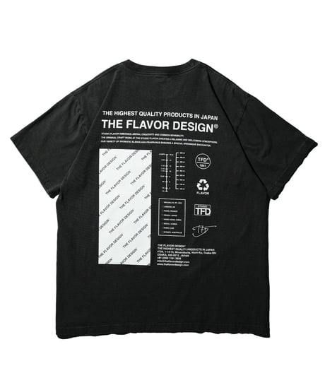 The Flavor Design®︎ / Flavors T-shirt / Black