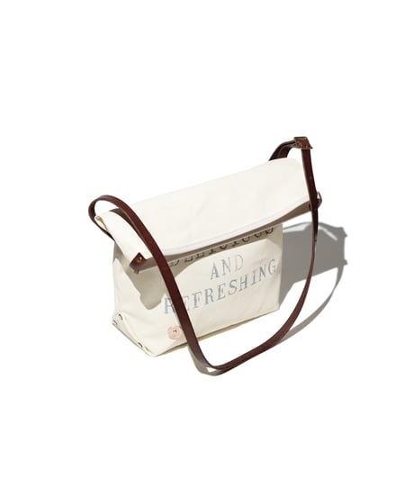 Sunset Craftsman Co. / Pine Shoulder Bag (S) / Miik x Sax Stamp "Delicious And Refreshing"