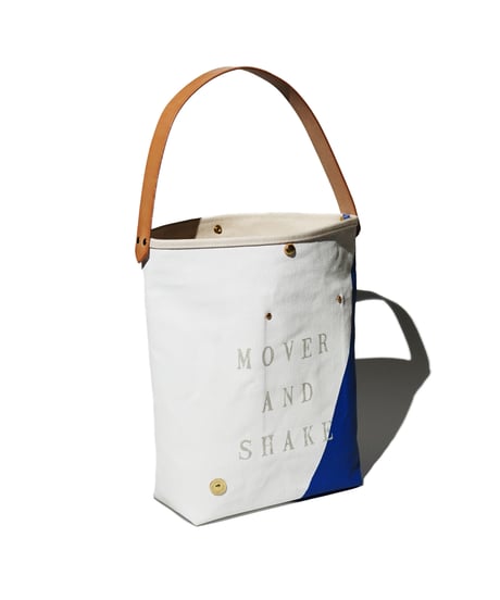 Sunset Craftsman Co. / One Handle Tote Bag (M) / TFD®︎ Blue x White