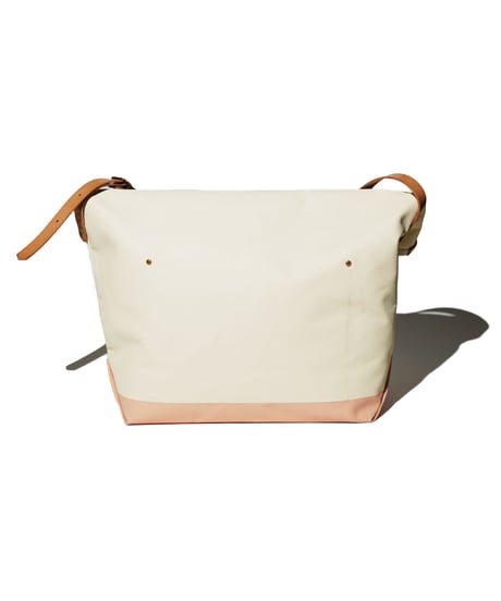 Sunset Craftsman Co. / Pine Shoulder Bag (M) / Milk x M&S Original Orange