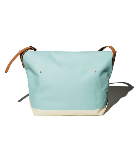 Sunset Craftsman Co. / Pine Shoulder Bag (M) / M&S Original Blue x Milk