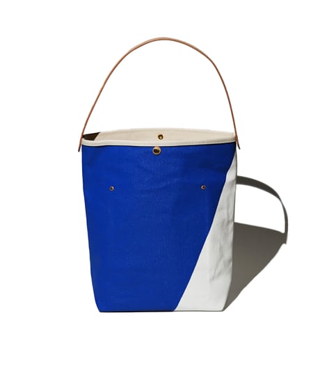 Sunset Craftsman Co. / One Handle Tote Bag (M) / TFD®︎ Blue x White