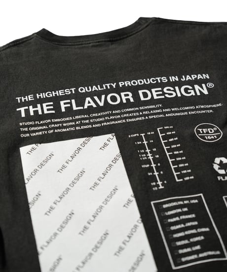 The Flavor Design®︎ / Flavors T-shirt / Black