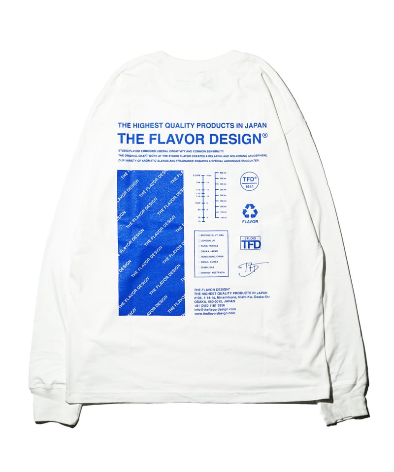 THE FLAVOR DESIGN FLAVORS アーチロゴプリント ロンT THE FLAVOR DESIGN FLAVORS アーチロゴプリント ロンT FLAVORS T